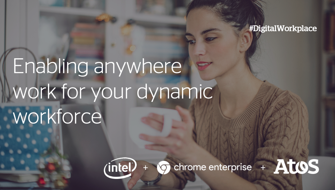 #GoogleCloudNext highlighted the future of remote work. Find out how @Intel-powered Chromebooks with Atos Digital Workplace services can boost productivity, endpoint security and more ▶ okt.to/q2UMuX #ChromeEnterprise #DigitalWorkplace