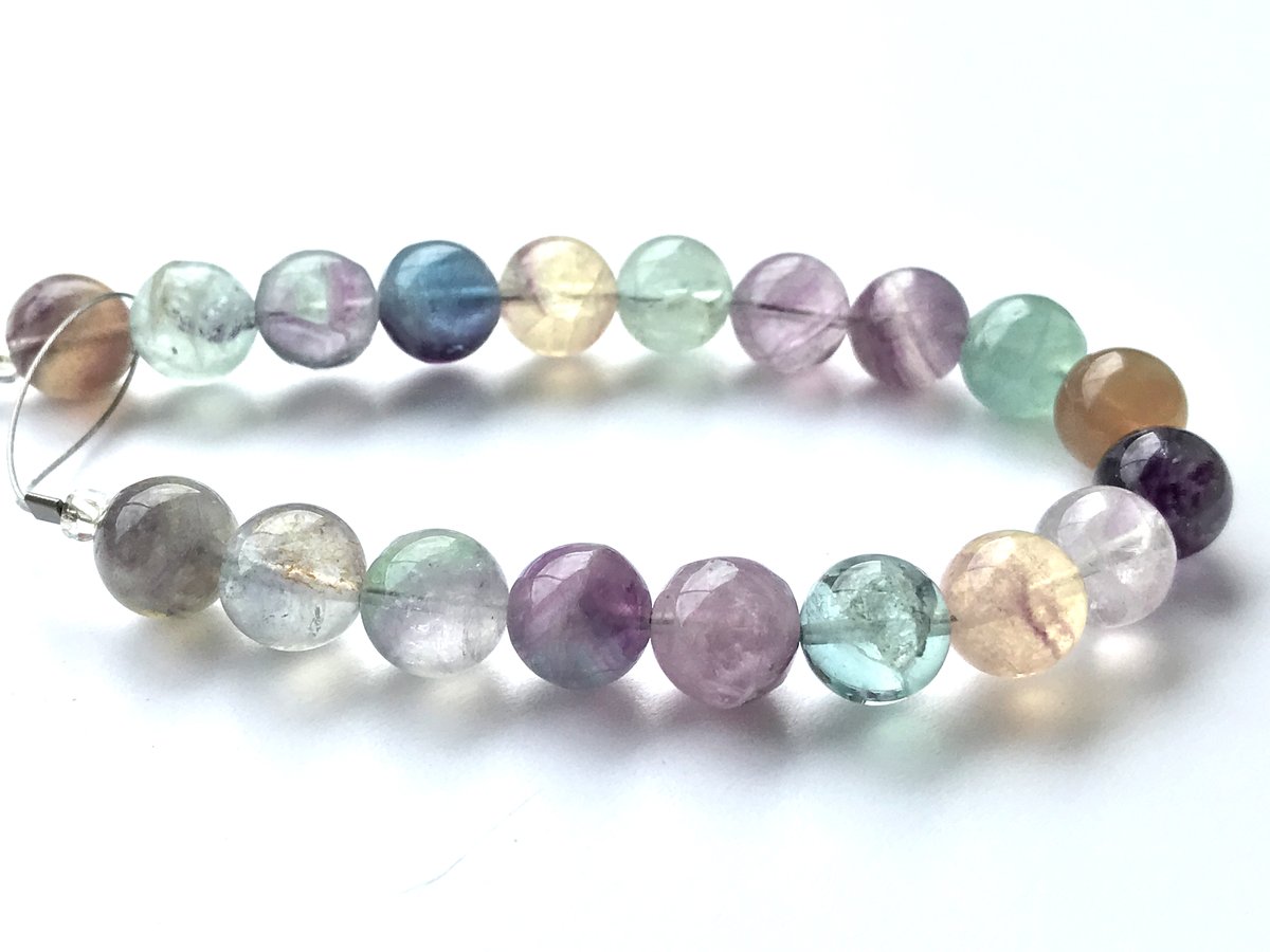 BeadService's tweet image. Natural Fluorite Semi-Precious Gemstone 10mm Round Jewellery Beads by BeadService etsy.me/2DEZ41w via @Etsy