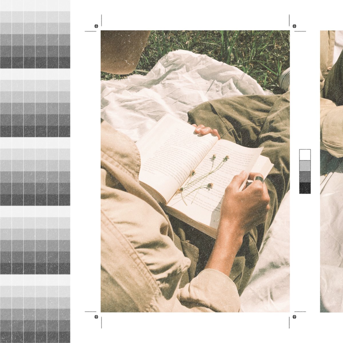 templateapp's tweet photo. Summer vibes 🌾📖📸 by @dhykaesthetics, edited using Gallery Template 1 from the new Print pack #templateapp https://t.co/WvAGTGylJt