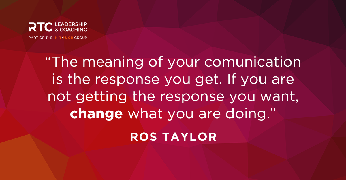 During these challenging times, it's important for us to adapt the way we communicate as leaders. As highlighted by Ros in a recent webinar, strong communication is key and a lack of it could be detrimental to your success. Catch up with the webinar here: bit.ly/2XdMWfz