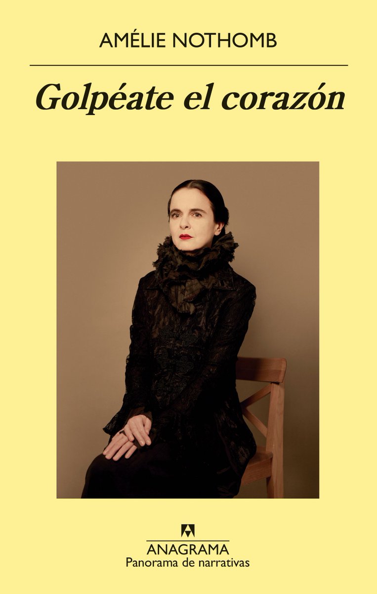 literatura_1's tweet photo. Hoy en el #blog "Golpéate el corazón", de Amélie Nothomb 👉🏽 https://t.co/Fz6LFeYYYT @AnagramaEditor Reseña de @Esthererf
#libros #reseñas #autoras #AmélieNothomb https://t.co/gGKfhXlhdT