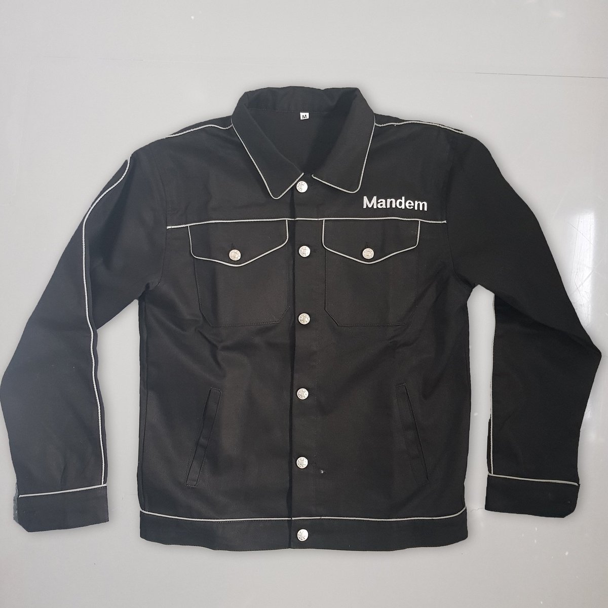 bwoywonder's tweet photo. Our Gene's are lit. So #StopKillingTheMandem 
Reflective Denim jacket
Via https://t.co/4IfIQwohKH https://t.co/Dx6aNuesXS