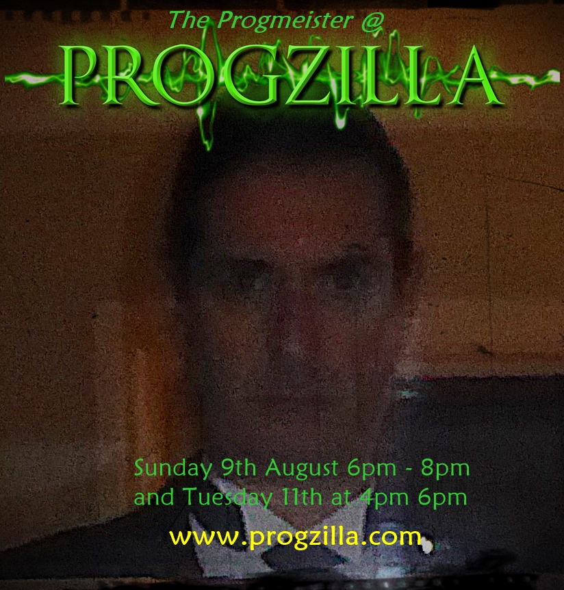 TheProgmeister's tweet image. Join me this Sunday evening at 6pm for #TheProgmeister @ #Progzilla. Due to missing gigs I&apos;ll be playing a few live songs methinks. Plus a whole lot more. See ya down there?