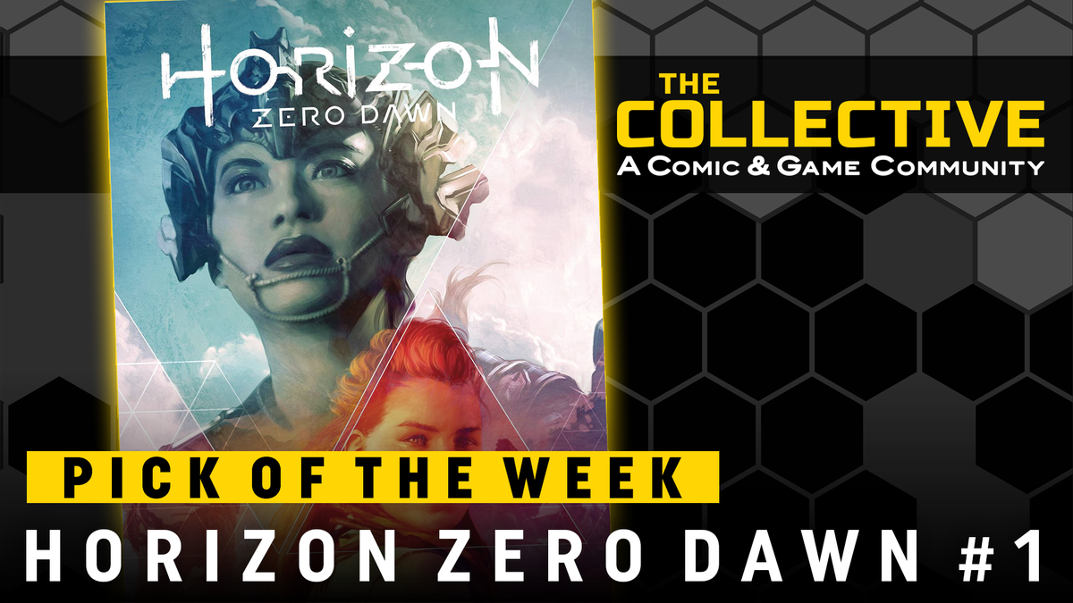 CollectiveCCG's tweet photo. The Collective #PickOfTheWeek is #HorizonZeroDawn #1 from #TitanComics! Written by #AnneToole, featuring art from #AnnMaulina, and cover art by #Artgerm! Pick it up today at The Collective! https://t.co/maPZDvxWDo