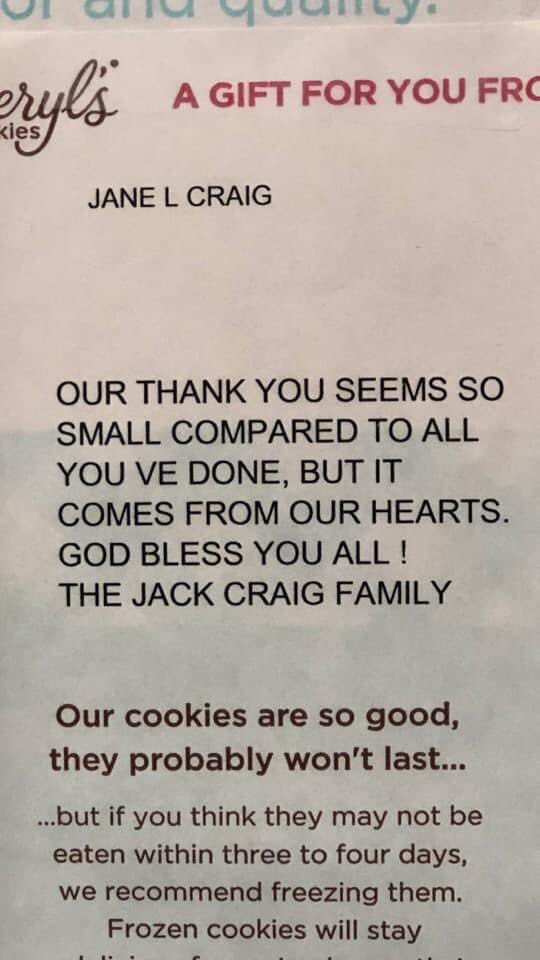 DanburyLiving's tweet photo. THANK YOU to the Craig Family for sending the #Danbury #Wooster staff a box of delicious Cherylโs Cookies! ๐ช
#danburydifference #topplacetowork2020 #inthistogetherohio #seniorcare #ohio #northeastohio #seniorliving #lifeinohio #woosterohio #ohiojobs #woosteroh #woosterohio https://t.co/OWQyIzLBn4