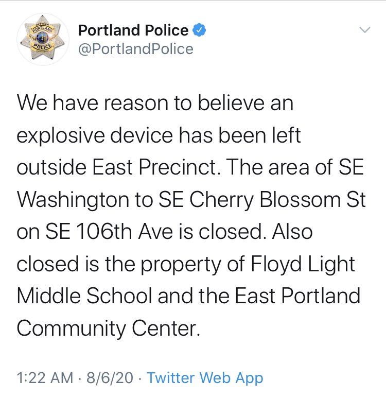 To start, it shouldn’t be hard for journalists to take a quick look at the twitter equivalent of a police scanner for an area convulsed by protests for the last 75 nights or so. Even a cursory scan shows the notion that what’s going on is peaceful is absurd. All last night