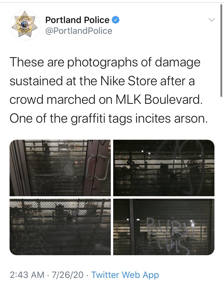 And in case you’re wondering what it does to local businesses, well. Maybe the protestors are trying to find the bread in the Nike store to feed their families.