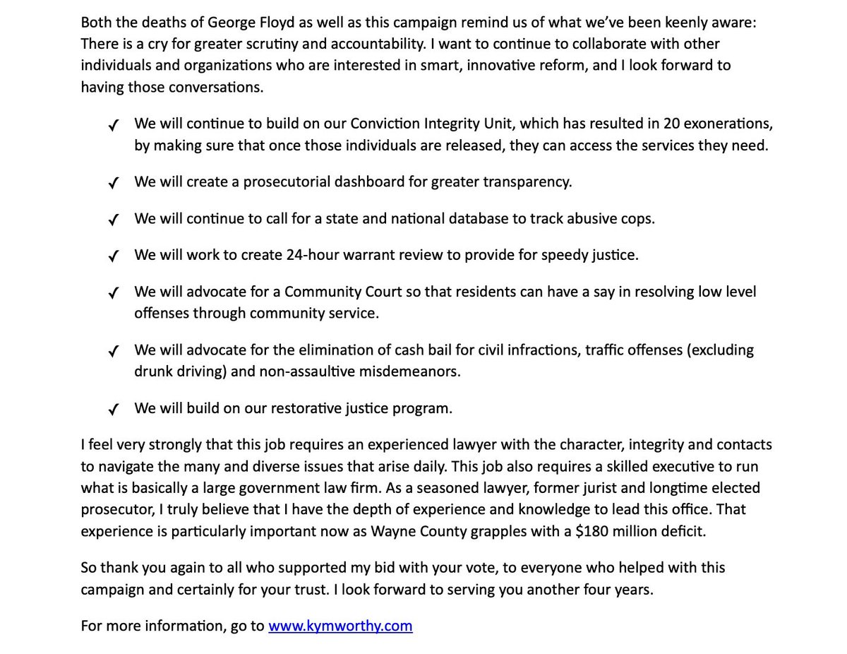 Prosecutor Kym Worthy tweet media