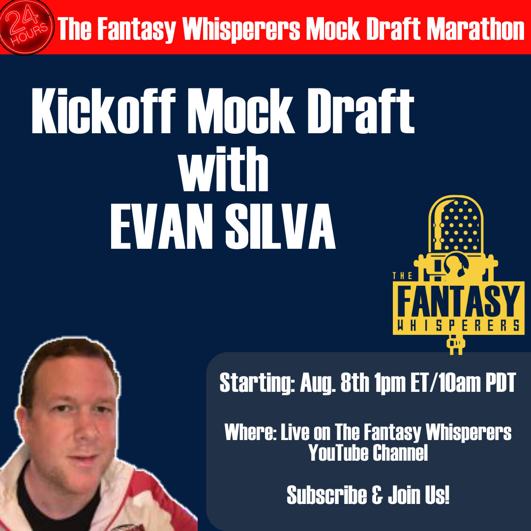 Thefantasywhisperers On Twitter We Are Proud To Announce That We Are Staring The Marathon Off Right With One Of Our Personal Favorite S Evansilva From Establishtherun Evan Will Be Our First Guest Host