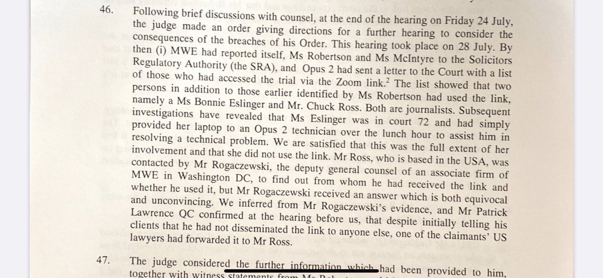 BREAKING: THREAD: UK Courts furious with Gubarev and Webzilla lawyers; they deliberately leaked court feeds of the Chris Steele case to  @ChuckRossDC and to Gubarev’s friends and family in Cyrpus and Russia