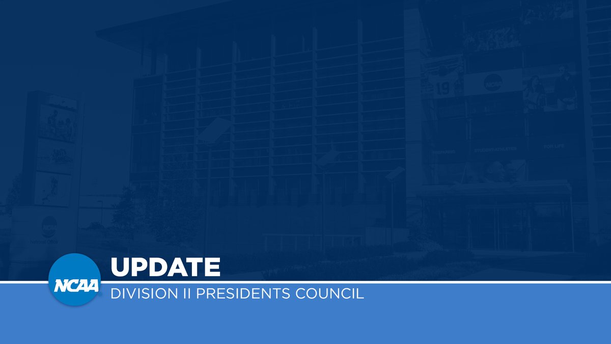 DII Presidents Council approves further COVID-19 protections for student-athletes: on.ncaa.com/3vclh