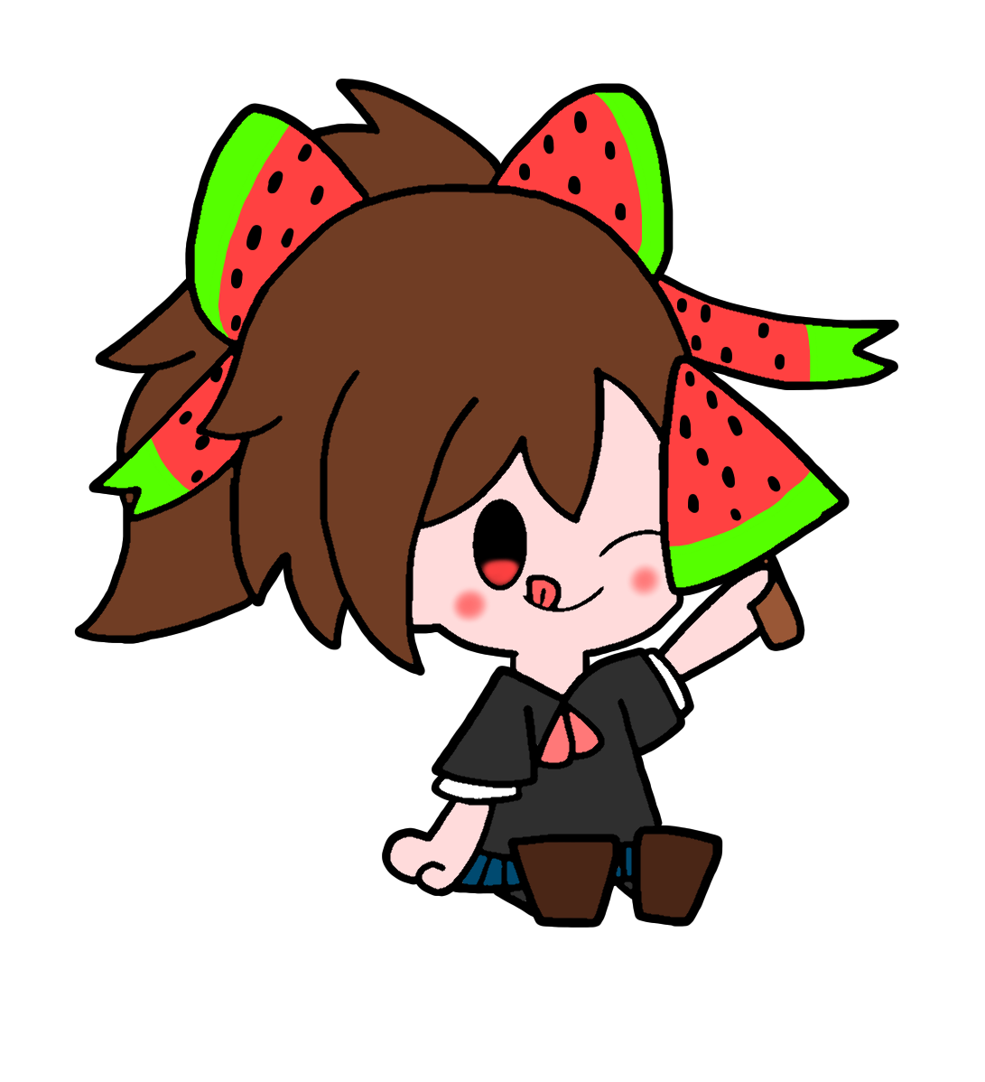 teqslife's tweet photo. Watermelon frenzy with Yui Chan and Kotomo chan 🍉 https://t.co/HeEdlVHOlG