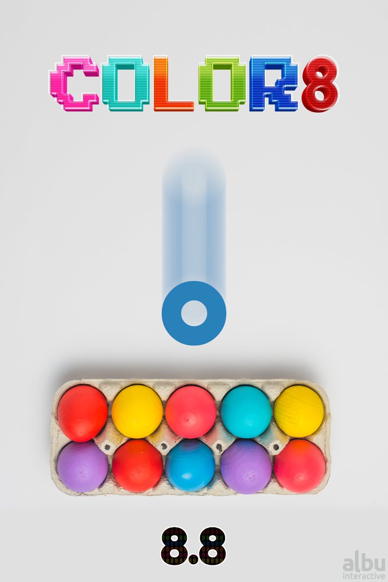 danielalbu's tweet photo. You can't create a new #HTML5 game without breaking a few eggs...
#Color8: Coming soon to your device
8.8
#GameDev https://t.co/kAKhNNH2Le
