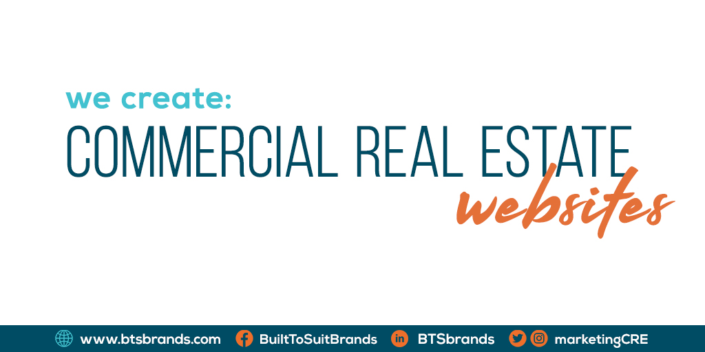 During the month of August, we will be including up to three, customizable CRE templates with the purchase of a website. With an industry focus, our understanding and experience adds value for our clients, resulting in a better website. 

#commercialrealestate #btsbrands