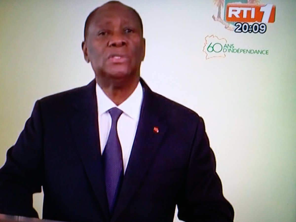 tcheladay's tweet photo. "Même si la.pandemie diminue....la maladie n'est malheureusement pas terminée "@AOuattara_PRCI
#CIV225 #IndependenceDay https://t.co/MRdyMU3jOw