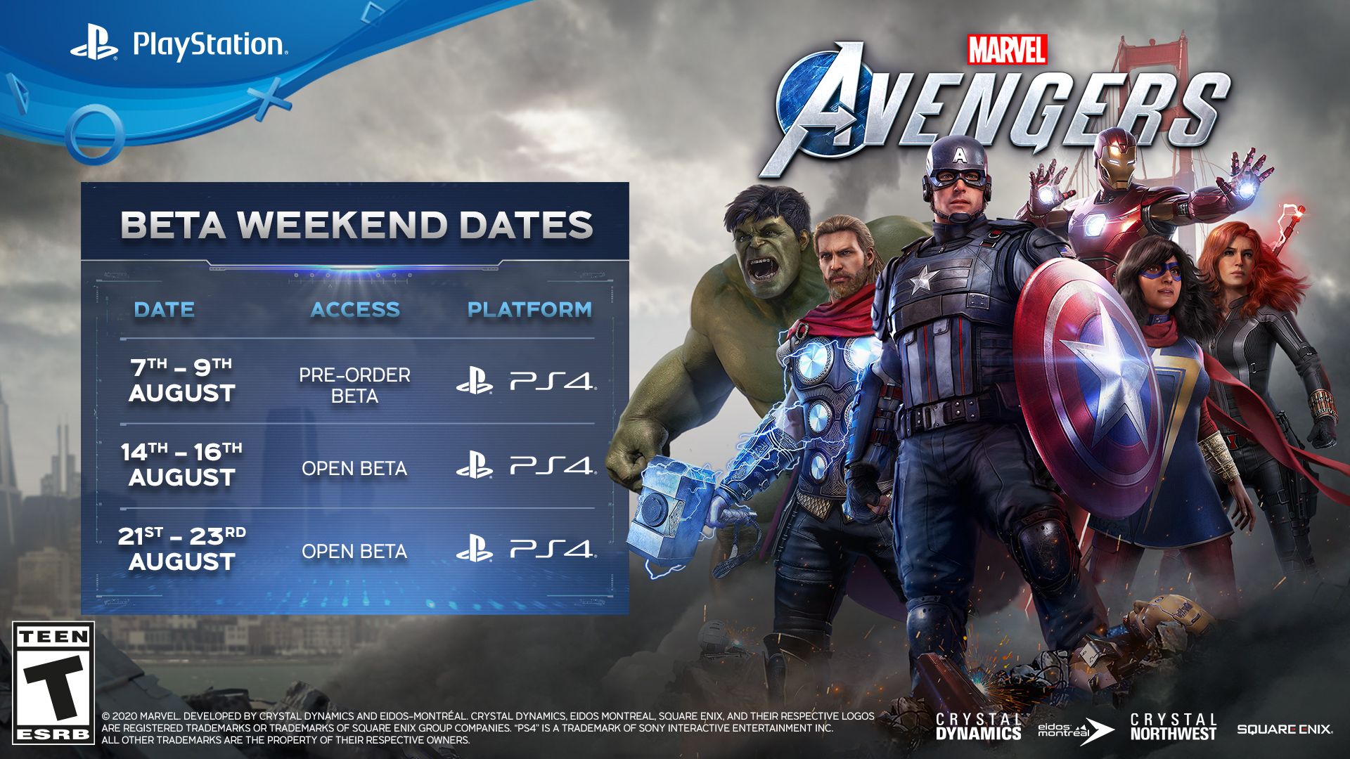 on Twitter: "Beginning initialization. The Marvel's Avengers available to pre-load for players who pre-ordered on PS4! ▶️ Pre-order to #Reassemble this weekend: https://t.co/1r4kNUaojH https://t.co/j9ZJm6108j" / Twitter