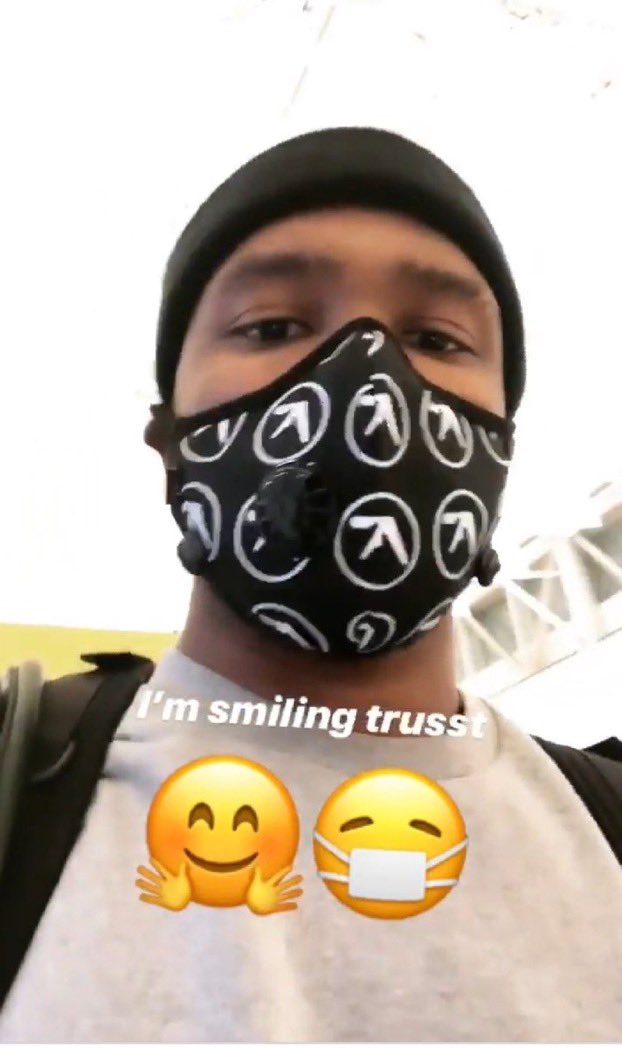 he said he was smiling so imma take his word for it