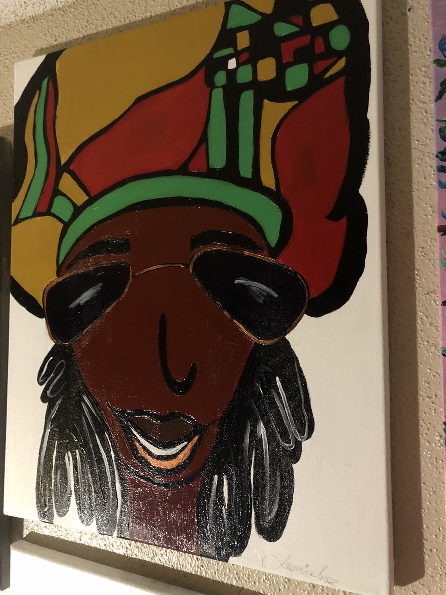jasmineinezart's tweet photo. “Beanie Man”
16x20 acrylic on canvas
Available for sale 🎨💕

#blackartists #blackartistsontwitter #artforsale https://t.co/VGxK36FnhH