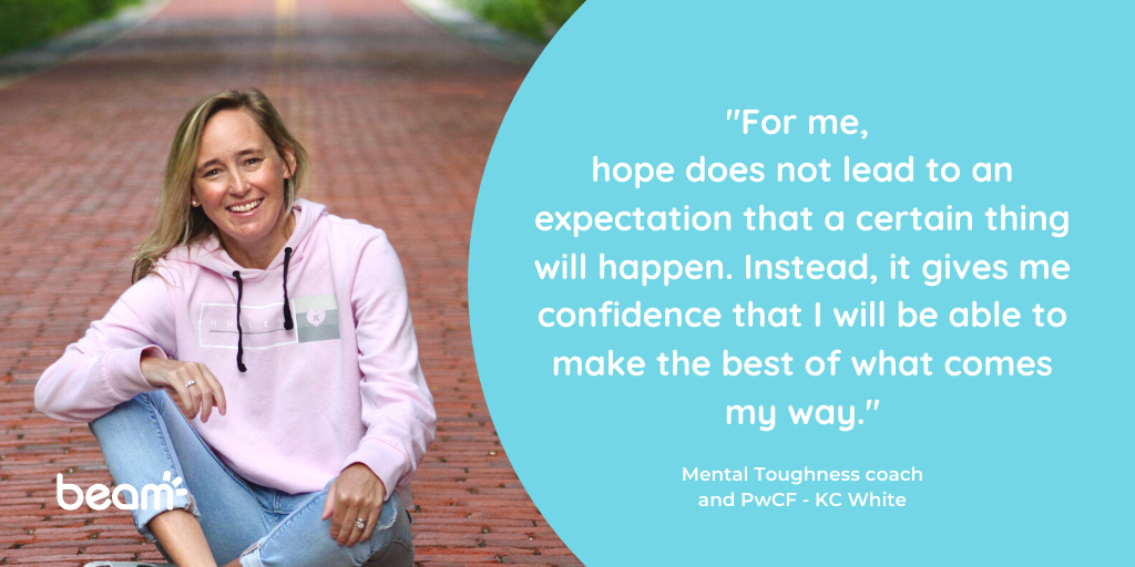 Beam_CF's tweet photo. On today’s blog, KC White shares how she has been managing life these past few months during the pandemic, and how embracing uncertainty has led her to reimagine some things about her own life. Read more from KC in her inspiring blog, https://t.co/MDBcCZLzYi
#CysticFibrosis https://t.co/oxjdUUar8q
