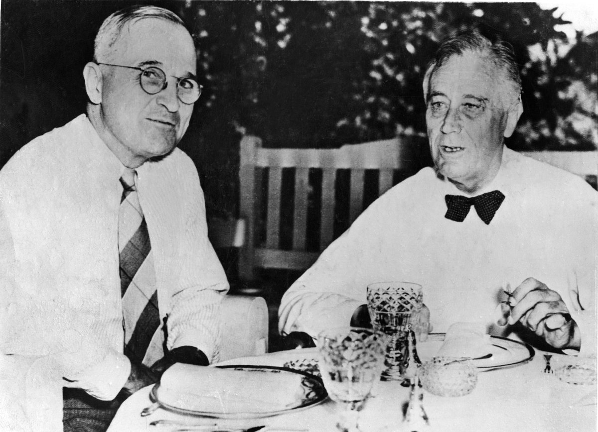 In 82 days as VP, Truman met with Roosevelt twice. He wasn’t privy to anything regarding foreign policy. He had virtually no accomplishments as a senator before becoming VP. He was not aware of the existence of the Manhattan project or the atomic bomb until he became president.