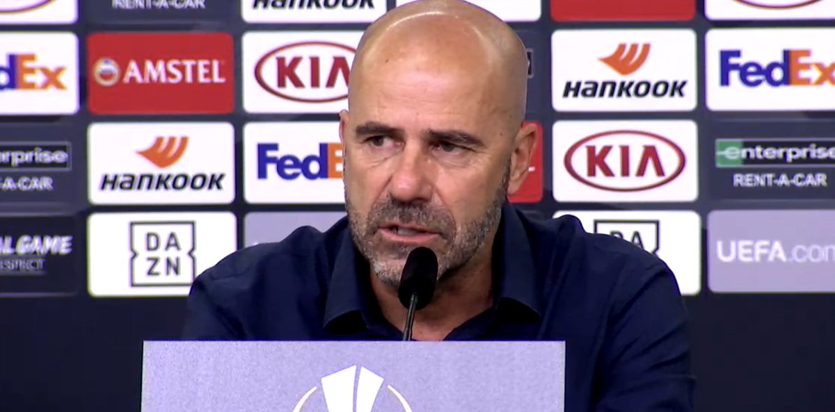 bayer04_es's tweet photo. 🗣 #Bosz: "A partir del sábado nos concentraremos para el partido contra @Inter. Sabemos que tenemos poco tiempo, pero eso es parte de este torneo."
#B04RFC 1-0 | #UEL https://t.co/qey7VjdVdE