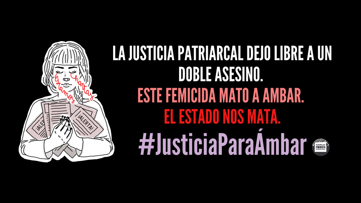 AFeministaChile's tweet photo. 🟣 ALERTA FEMINISTA 🟣

1. Tras días de búsqueda, Ámbar fue encontrada muerta en la casa de su madre. La mataron. Su asesino se llama Hugo Bustamante, pero él no es el único que le falló a Ámbar.
#JusticiaParaAmbar https://t.co/YKWocsZTsI