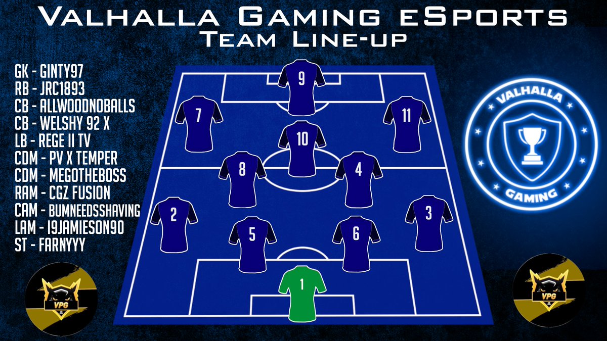 VG_Esports_'s tweet photo. 💙Tonights Line-up and Fixtures .. @VPG_LNL
 
⏰- 10:00PM 🆚 Substance FC

🏆⏰- 10:30PM 🆚 Defiance 

One league and one cup game tonight. 💪

#UpTheVG #VG #VPG #LNL https://t.co/uxh2H55pef