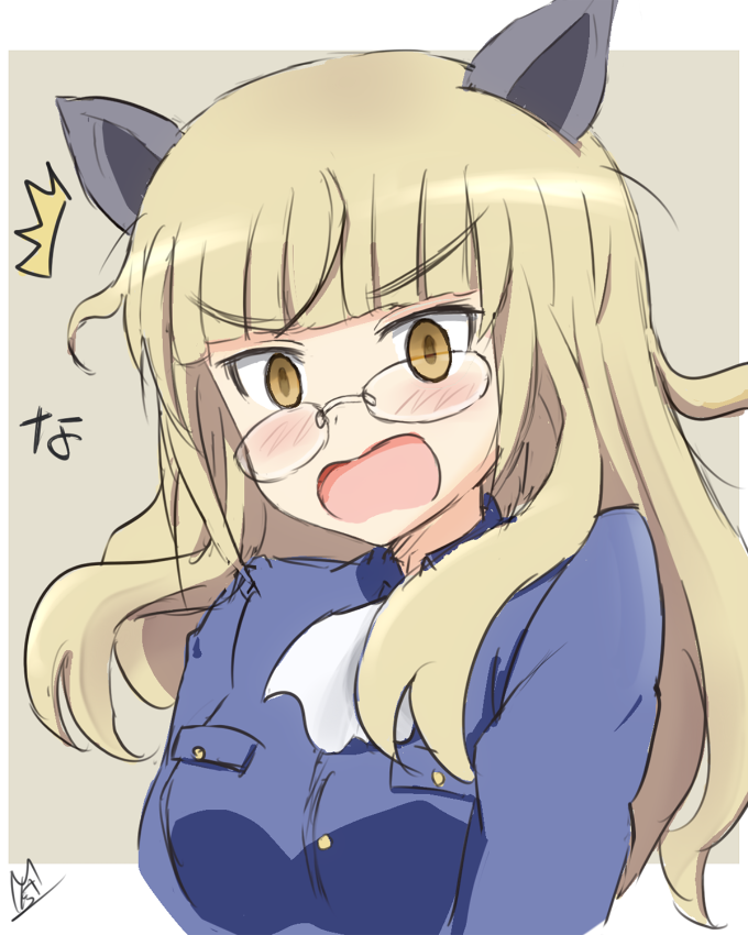 ペリーヌ・クロステルマン 「「な、なんですってー!?」なペリーヌ

#ストライクウィッチーズ 」|MA-2㌠のイラスト