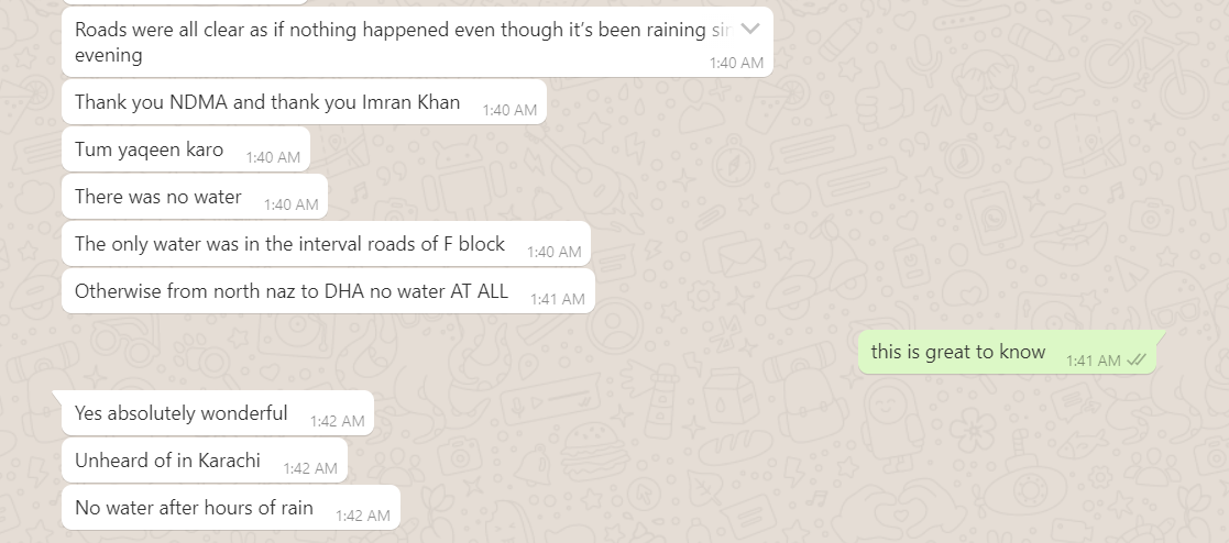 Feedback from a friend who drove from DHA to North Nazimabad around 8 pm, and returned back to DHA just now.