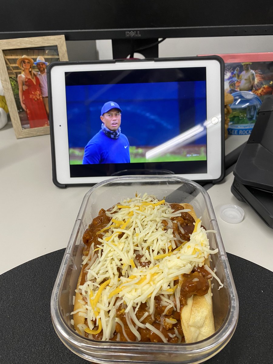 I think <a href="/TigerWoods/">Tiger Woods</a> was eyeing up my lunch.