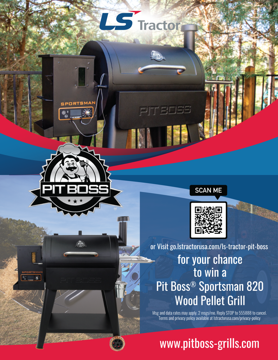 CSSCrestviewFL's tweet photo. We LOVE give-a-ways at CSS! Thanks to @LSTractorUSA &amp; @PitBossGrills, you can enter to win a Pit Boss Grill Aug 5 - Sept 30! See the pic for details &amp; be sure to list Construction Sales &amp; Service as your dealer!  It's GRILL season ya'll, so register for your chance to win! 😀 https://t.co/5FYC6wFCgp