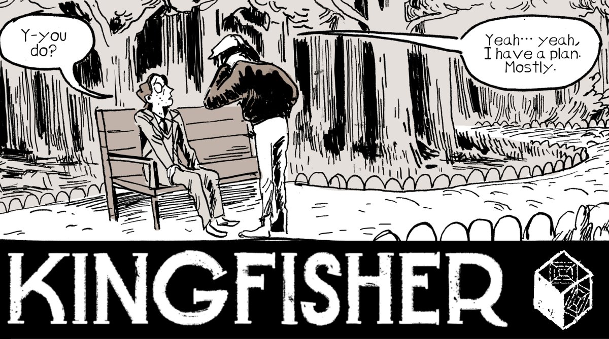 ?Kingfisher update!?

I... guess that's a plan! (Also, double update today!)
https://t.co/xInViVGADC

See pages early at https://t.co/oN03bBIIHj 