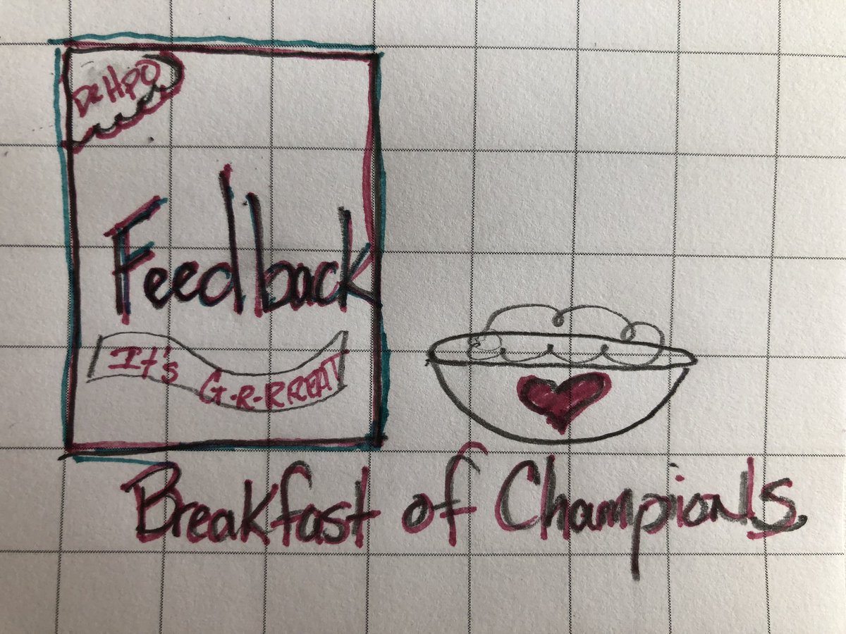 krisyvonne's tweet photo. “Feedback is the breakfast of champions” @DrHpo starts our #Lunch&amp;Learn out w a #SpoonDrop https://t.co/pDzqWg9BPD