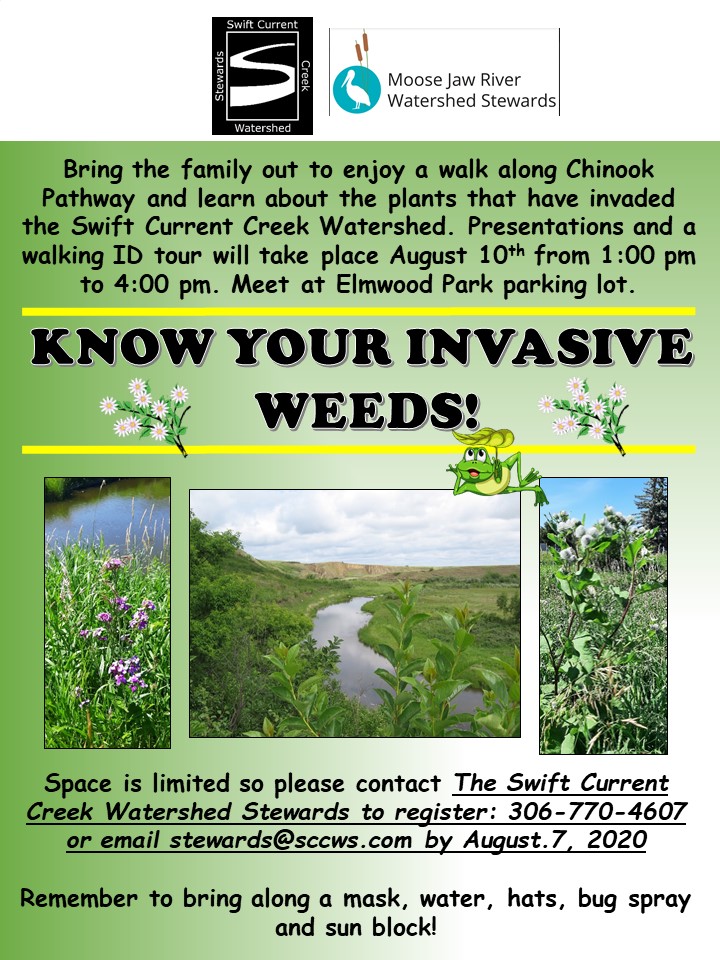 Remember we have our Invasive Weed ID Walk coming up on Monday. Registrations are due tomorrow and we still have room, please contact to register!