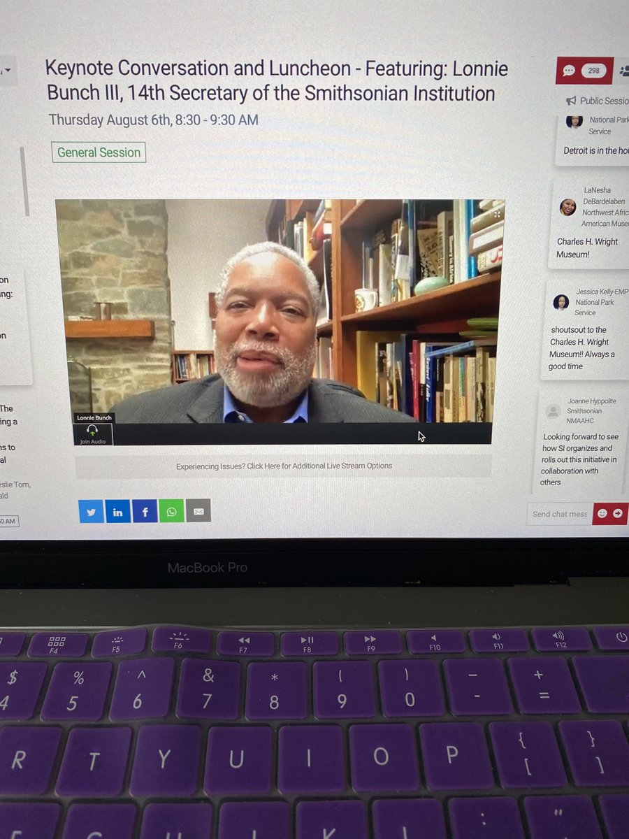 bayareaemp's tweet photo. The conversation happening with @SmithsonianSec and @jacquereid is amazing! Thank you @BlackMuseums #aaam2020 #blackmuseums #BAEMP https://t.co/ZD5iaqiuN7
