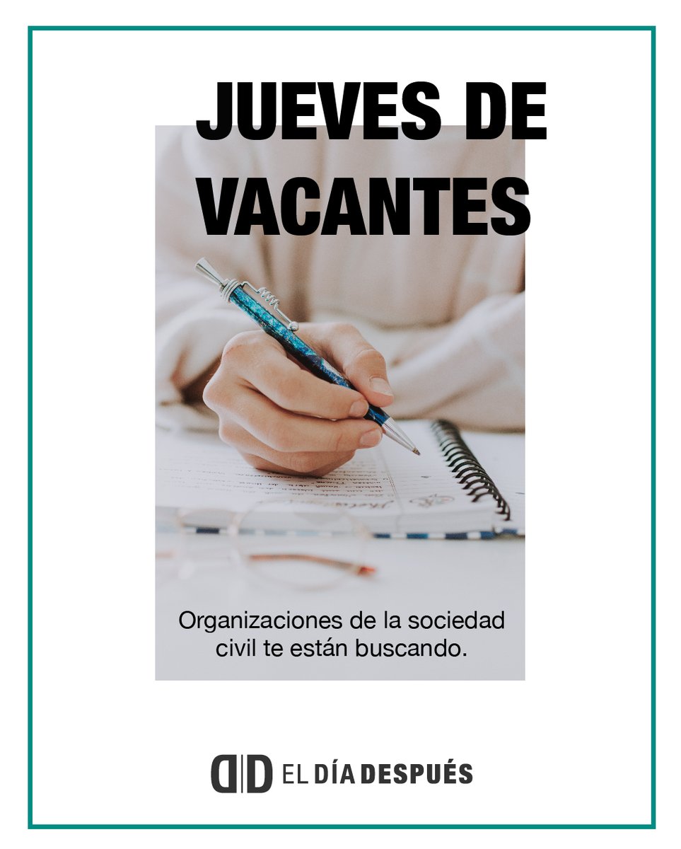 eldiadespuesmx's tweet image. 📌¡Hey... hoy es #JuevesDeVacantes! 

Te compartimos las ofertas laborales de algunas organizaciones que están en búsqueda de talento. 🔥✨

¡No esperes más, postúlate! 👇