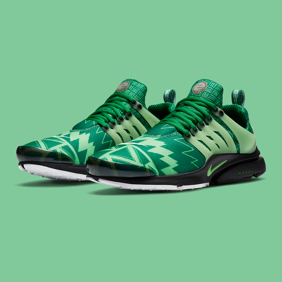 HYPEBEAST's tweet photo. #Nike has refreshed the Air Presto with a lush "Nigeria" makeover.
Photo: Nike

Learn more: https://t.co/7EAgnzIt2w https://t.co/sfaY0baO5W
