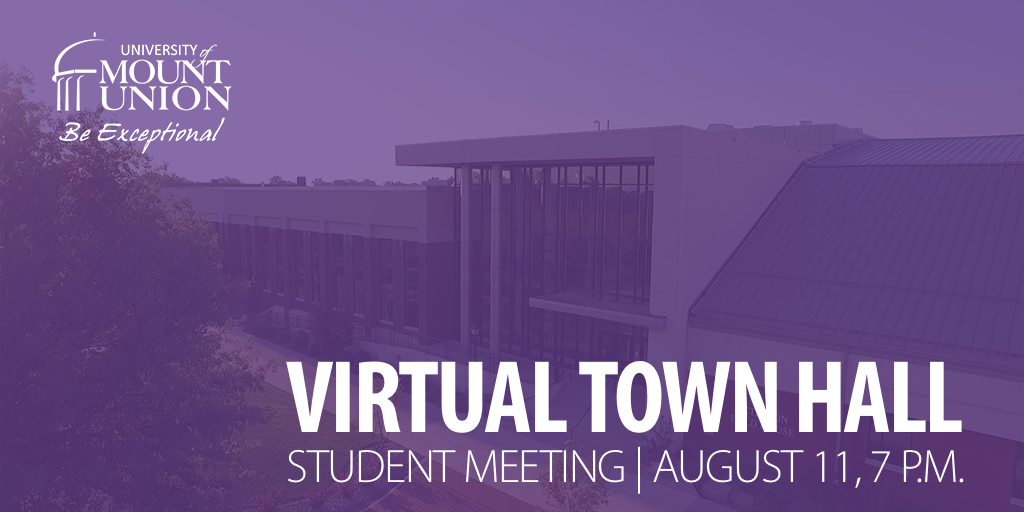 Join current Raiders in a virtual town hall discussion regarding the Fall 2020 Responsible Reopening Guide. The town hall will be Tuesday, August 11 at 7 pm Check your email on how to join the discussion and submit questions. 

Responsible Reopening Guide bit.ly/3jsdwuk
