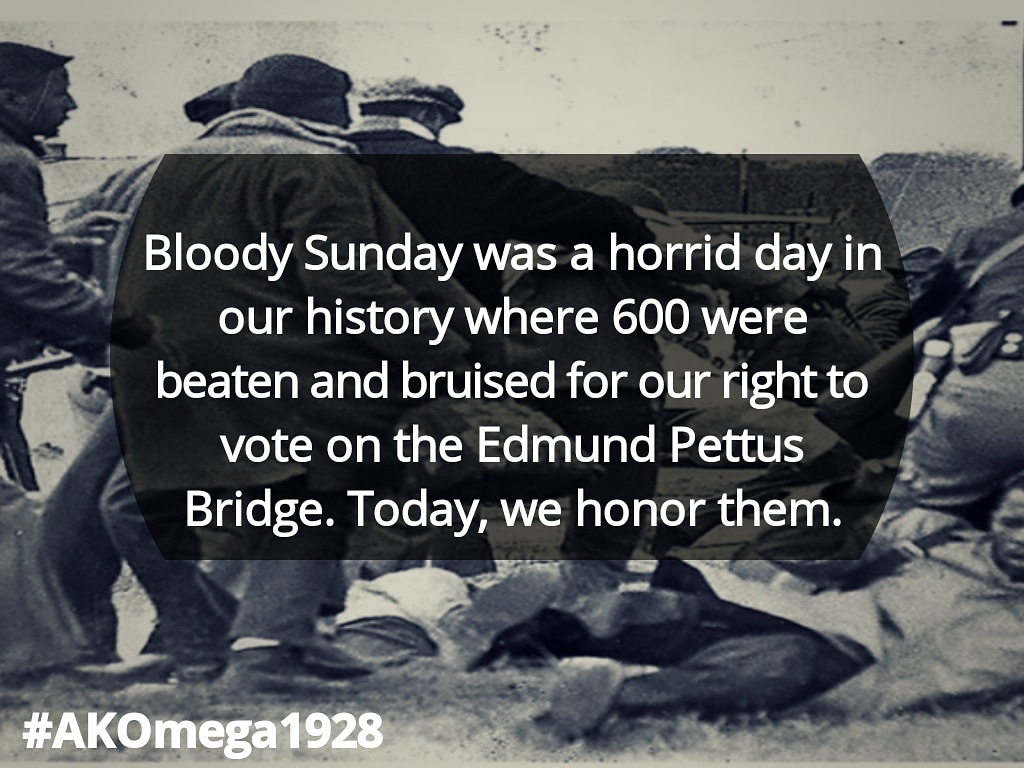 Their bloodshed was not in vain. Please get registered to vote and help others do so. The next step is then to show up during early election or on election day to exercise your right to vote. #AKA1908 #WeAreSouthCentral #SensationalSouthCentral #AKOmega #AKOmega1928