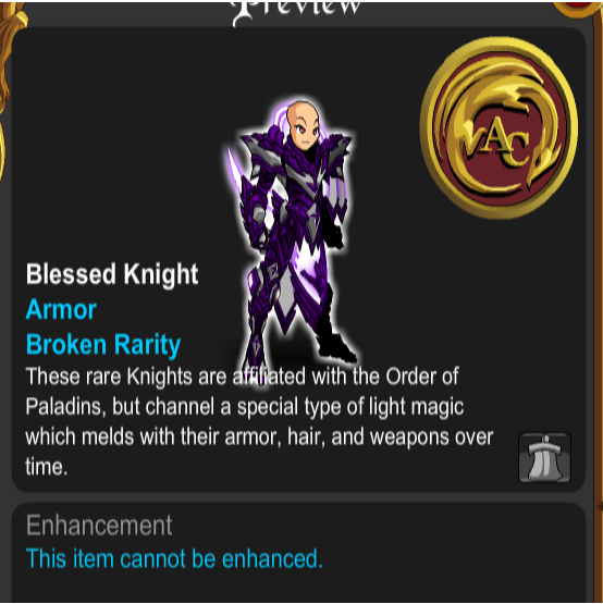 when did that armor come out and go rare ???????? : r/AQW