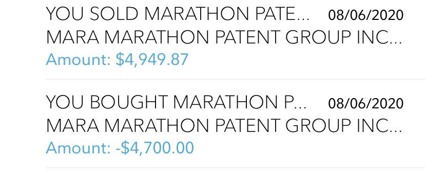 straightgainz's tweet image. $MARA keep paying me. I’ll keep #takingprofits #StockMarket