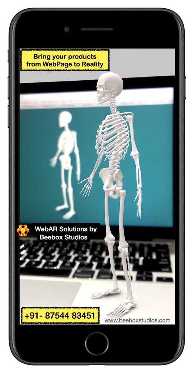 BeeboxStudios's tweet photo. #WebAR  Interactive virtual product showcasing using smartphone.
#contactless https://t.co/nRVIb04EXk