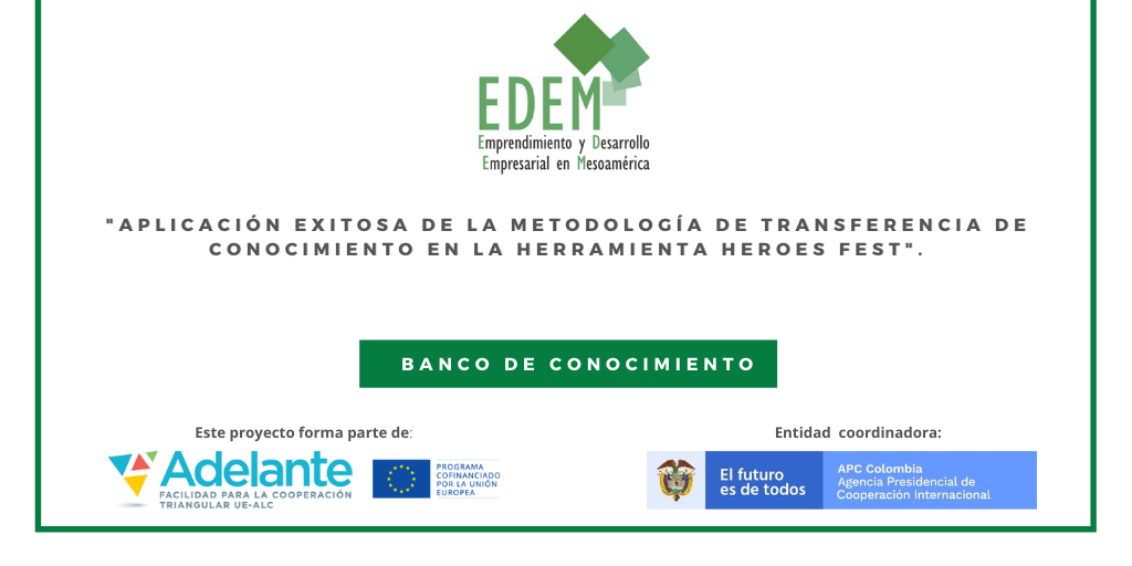 proyectoedem's tweet photo. #FelizJueves Hoy traemos otra lectura interesante del #BancoDeConocimiento de @ADELANTE_UE_ALC sobre un caso de éxito del #ProyectoEDEM que nos ha permitido contribuir al fortalecimiento del emprendimiento en la región mesoamericana 👉https://t.co/AzxFAPiVU7 https://t.co/PLsJI2IUBL