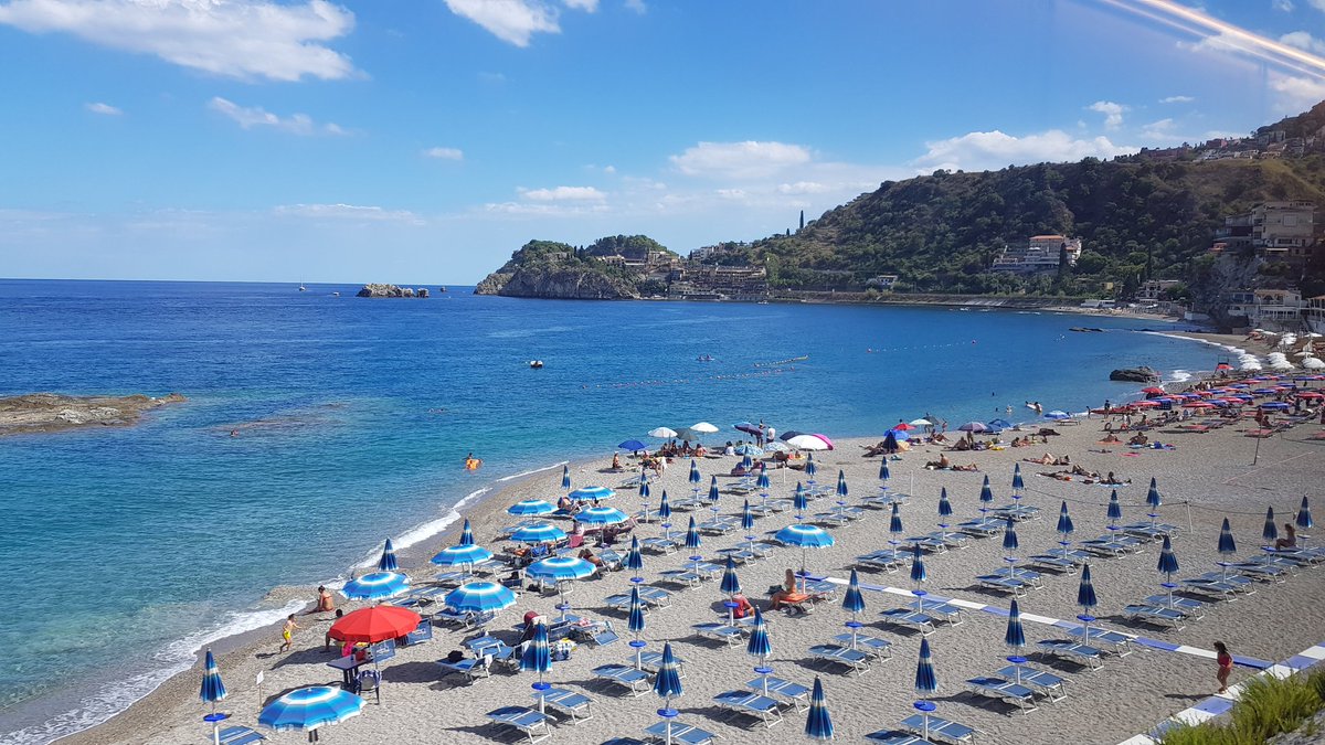 Beautiful coastal views between Catania and Messina.
