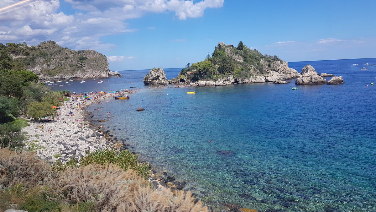 Beautiful coastal views between Catania and Messina.