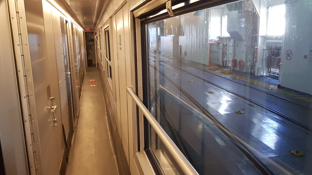 After a bit of shunting at Messina, we're it's all aboard the ferry across the straits.