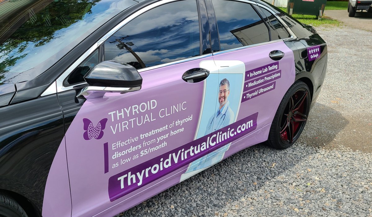 Keep an eye out for our wrapped vehicles coming soon to a town near you. Spreading the word about thyroid health! #thyroid #telemedicine #thyroidvirtualclinic