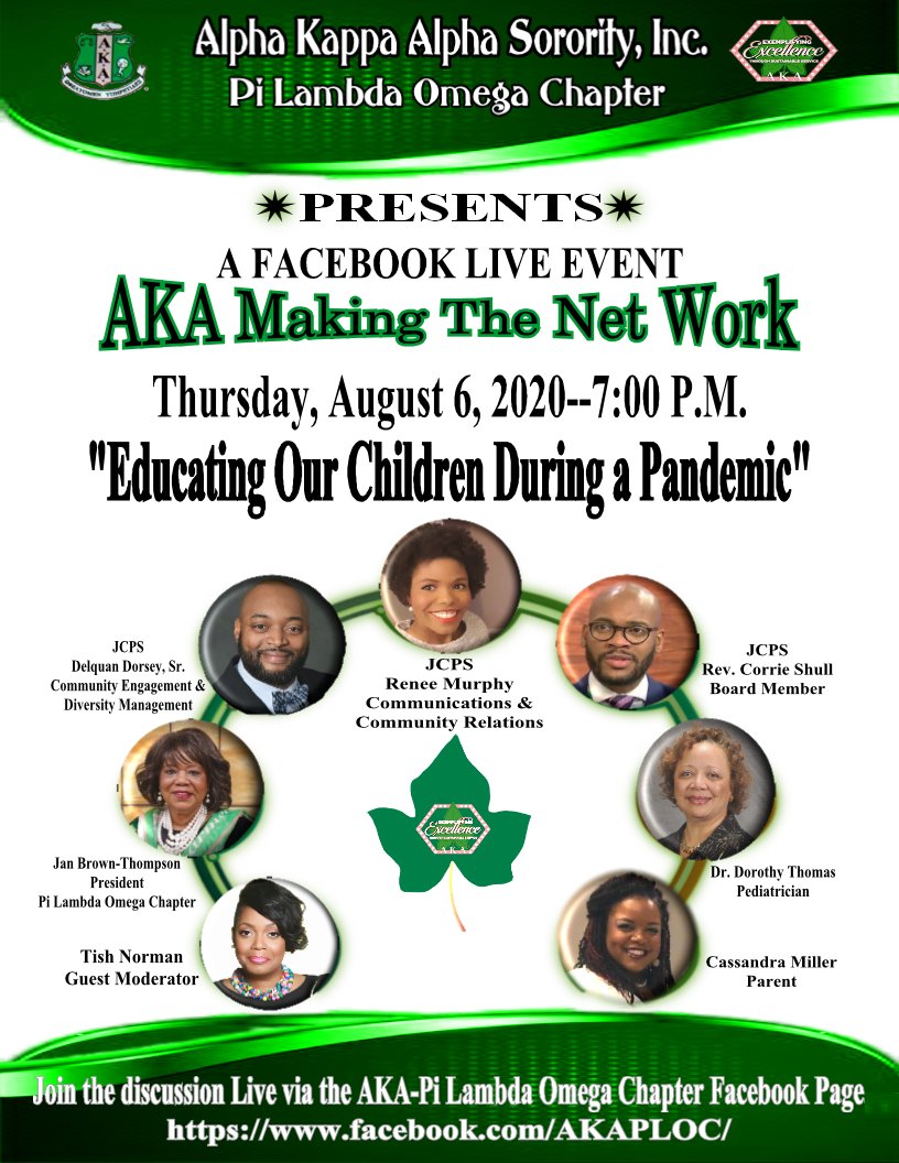 I have the pleasure of moderating this panel tonight. PARENTS &amp; STAKEHOLDERS alike, be sure to tune in to hear perspectives on educating children during a global health pandemic. 
Hear from school board members, parents &amp; concerned  citizens during this conversation. Let's go!!!