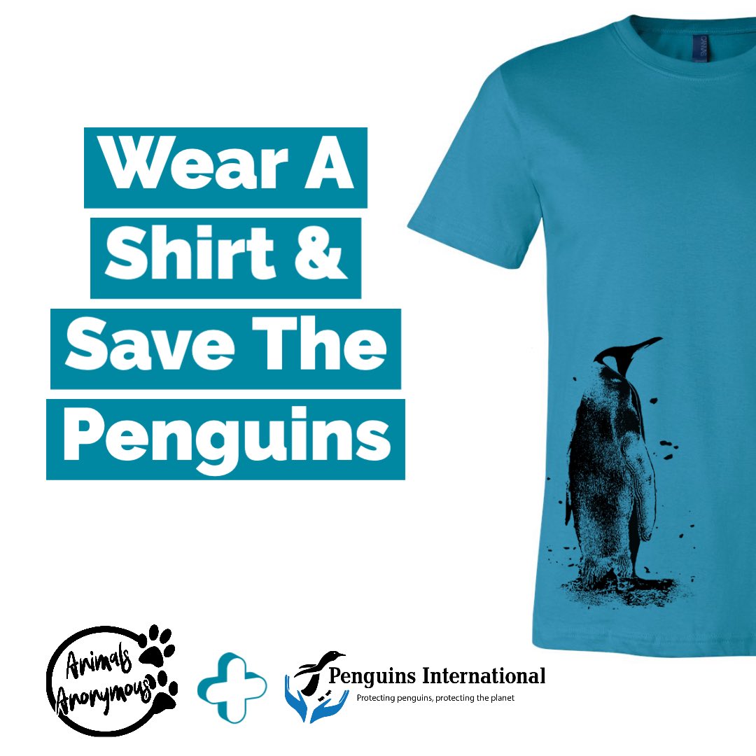 PenguinsIntl's tweet photo. We’re working with @AnimalsAnonym to fundraise money for our mission. A portion of each of these awesome shirts sold is #donated to us! #supportscience #conservation #penguinlovers

https://t.co/2pRSxwaIX0 https://t.co/a5g5ffSnOx