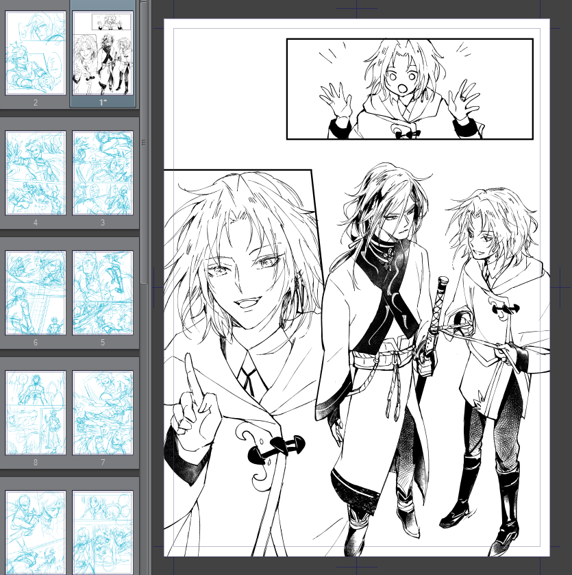 Super rusty and slow today so only managed to ink one page, but I should have Bewinder next chapter done by next week! ᕕ( ᐛ )ᕗ 